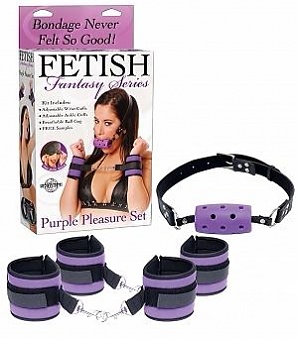 Fetish Fantasy Purple Pleasure Set